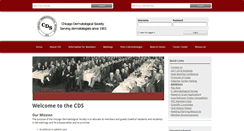 Desktop Screenshot of chicagoderm.org