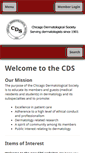 Mobile Screenshot of chicagoderm.org